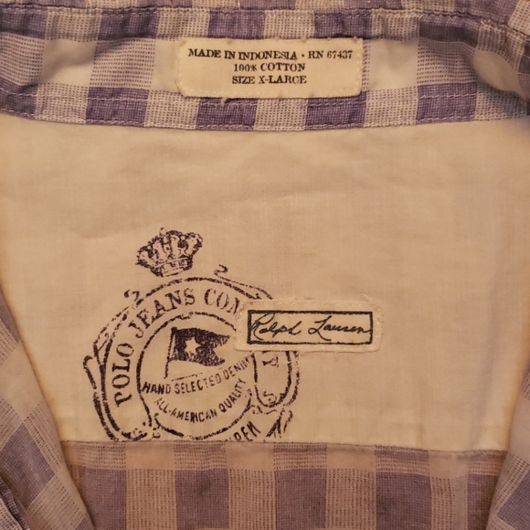 Ralph Lauren Polo XL Short Sleeve Button Up - Picture 3 of 6